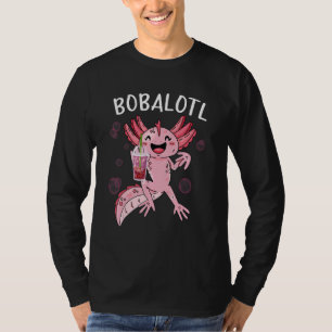T-shirt Bobalotl Axolotl Cute Axolotl Boire Boba Tea