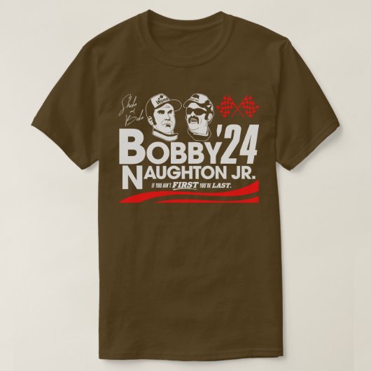 T-shirt Bobby et Naughton Jr pour 2024 (Design devant)
