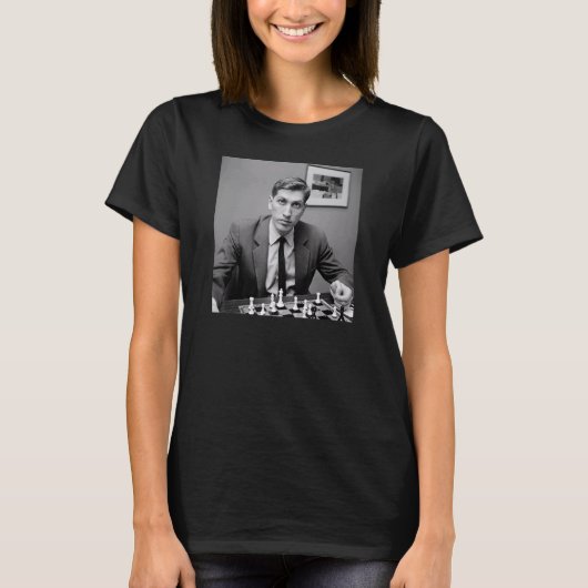 T-shirt Bobby Fischer Chess (Devant)