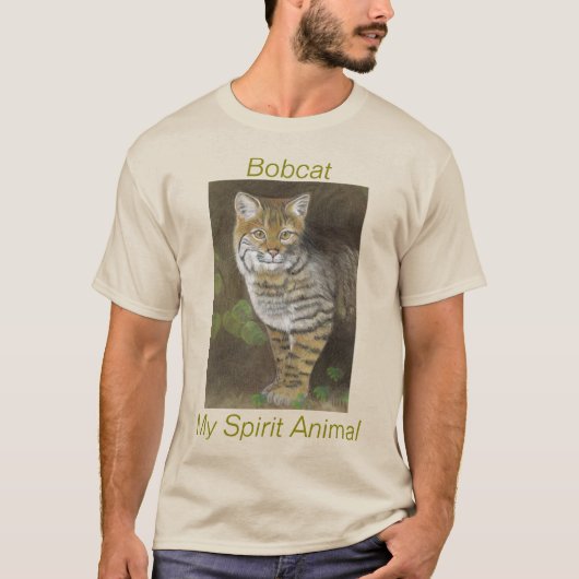 T-shirt Bobcat Spirit Animal (Devant)