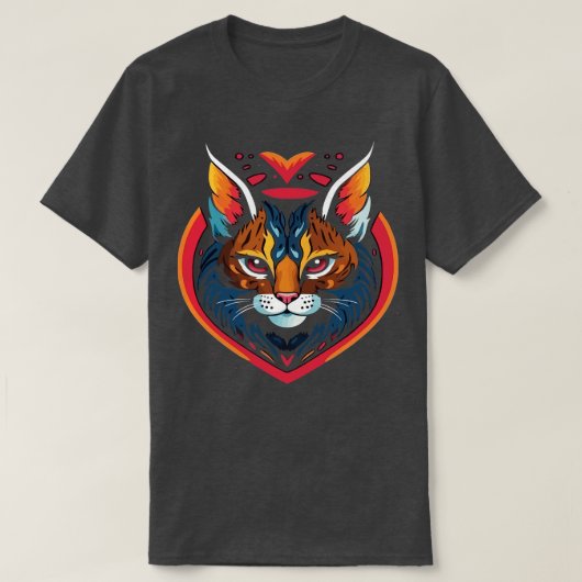 T-shirt Bobcat Valentine (Design devant)