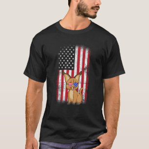 T-shirt Bobcats American Flag Boys Girls Hommes Femmes Qua