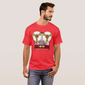 T-shirt bobine à bobine (Devant entier)