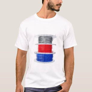 T-shirt Bobines en plastique pour impression 3D