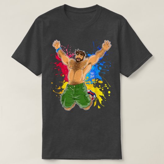 T-shirt Bobo Bear - Adam Aikes Summer (Design devant)
