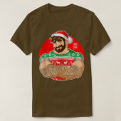 T-shirt Bobo Bear - Adam aime croiser les armes à Noël (Design devant)