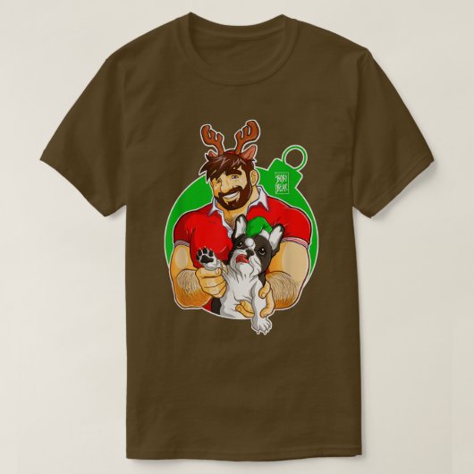 T-shirt Bobo Bear - Adam Aime les Français - Noël (Design devant)