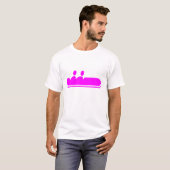 T-shirt Bobsleigh - Magenta (Devant entier)