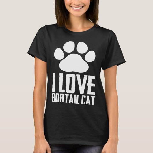 T-shirt Bobtail cat  Bobtail  Bobtail kitten  7 (Devant)