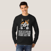 T-shirt Bobtail cat Bobtail mom Bobtail dad (Devant entier)