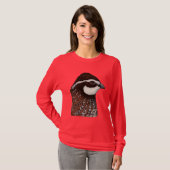T-shirt Bobwhite Quail Head (Devant entier)