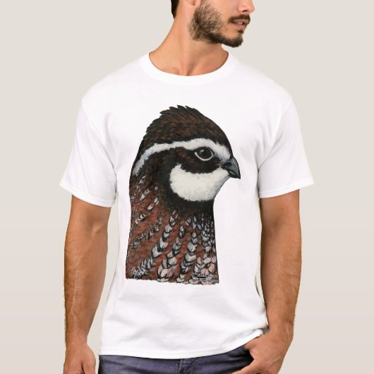 T-shirt Bobwhite Quail Head (Devant)