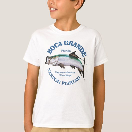 T-shirt Boca Grande Tarpon Pêche (Devant)