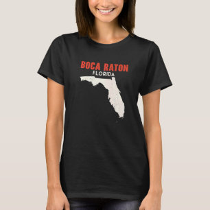 T-shirt Boca Raton Florida USA State America Travel Florid