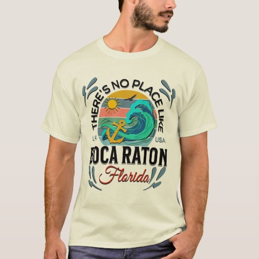 T-shirt Boca Raton, Floride (Devant)