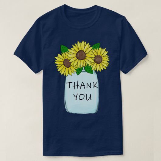 T-shirt bocal de mason d'été 1 (Design devant)