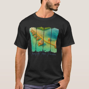 T-shirt Bocas del Toro Panama Voyage Voyage Coup de pincea