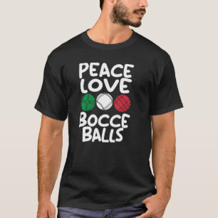 T-shirt Bocca Ball Player Bocce Game Italien Bowling Boce
