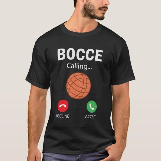 T-shirt Bocce Appelle Quote Bocce Player Bocce (Devant)