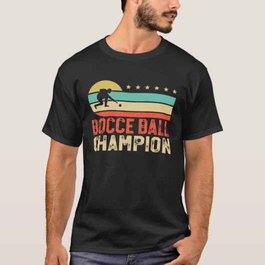 T-shirt Bocce Ball Champion Bocce  Bocci Bocce Player  2 (Devant)