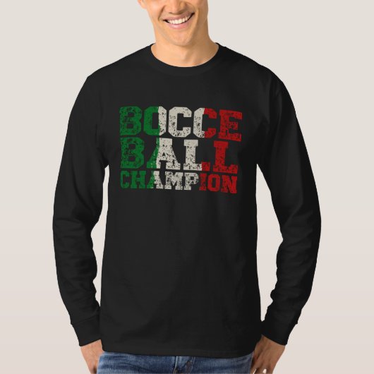 T-shirt Bocce Ball Champion Bocce Bocci Bocce Player 5 (Devant)