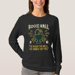 T-shirt Bocce Ball Champion Trophée Pelouse Bowling Big Ba