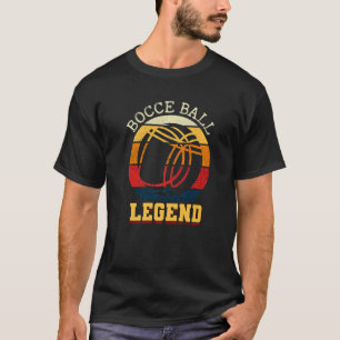 T-shirt Bocce Ball Legend Italien Bowling Game Bocce