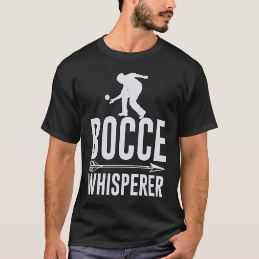 T-shirt Bocce Ball Player for Petanque Game (Devant)