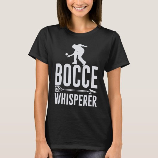 T-shirt Bocce Ball Player for Petanque Game (Devant)