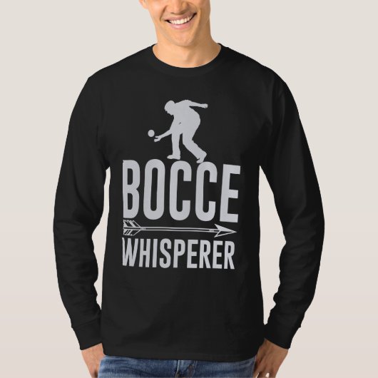 T-shirt Bocce Ball Player for Petanque Game (Devant)