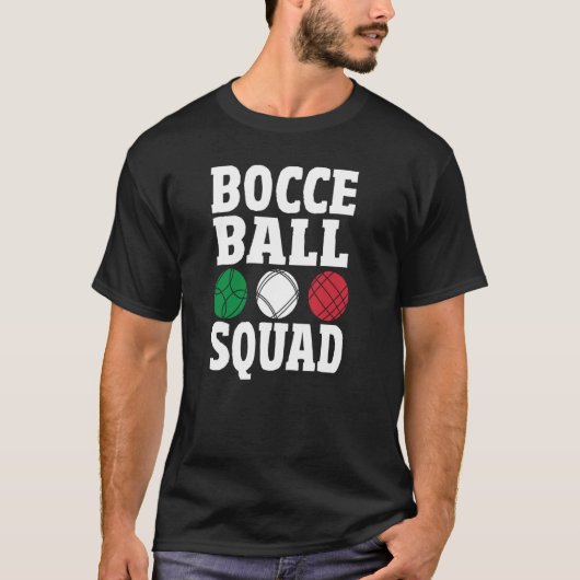 T-shirt Bocce Ball Team Italian Bowild Bocce Coach Bocce (Devant)