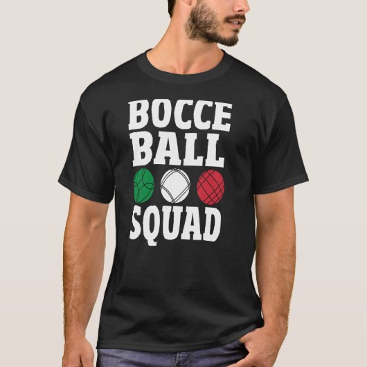 T-shirt Bocce Ball Team Italian Bowild Bocce Coach Bocce (Devant)