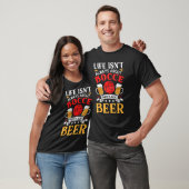 T-shirt Bocce Bocce Ball & Bière (Unisexe)