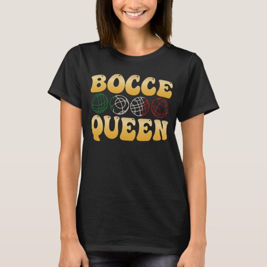 T-shirt Bocce Championne Bocce Bocci Joueur Bocce 1 (Devant)