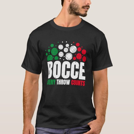 T-shirt Bocce Chaque Jeu Compte Bocce Ball Player (Devant)