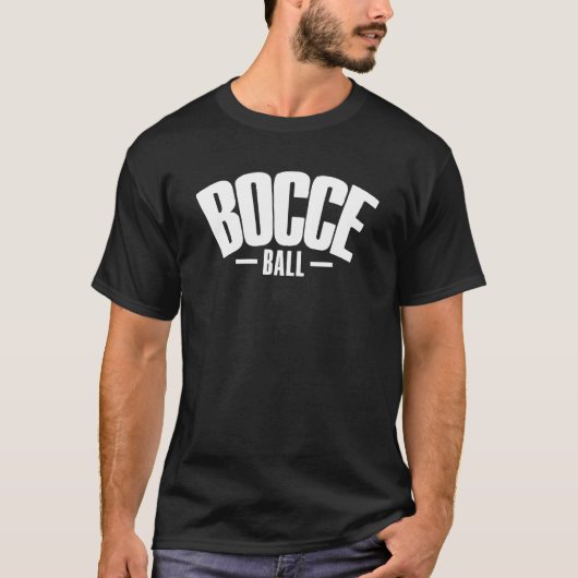T-shirt Bocce Dire Bocce Ball Avec Jack Bocci Game Bocce (Devant)