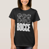 T-shirt Bocce Dire Bocce Ball Avec Jack Bocci Game Bocce (Devant)