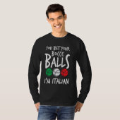 T-shirt Bocce Italia Pride Boccia Bowling Pe (Devant entier)