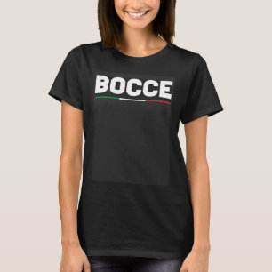 T-shirt Bocce Joueur Ball Italia Italie Pavillon Bocce 1