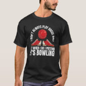 T-shirt Bocce Pelouse Bowling Bocce Thrower (Devant)