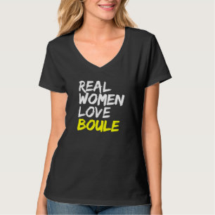 T-shirt Bocce Player Ladys Boule Women Love Boule