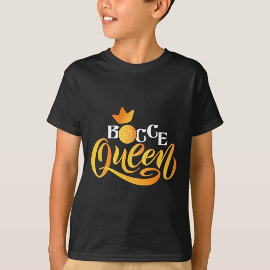 T-shirt Bocce Queen - Lawn Bowling Game Boule Byll Game En (Devant)