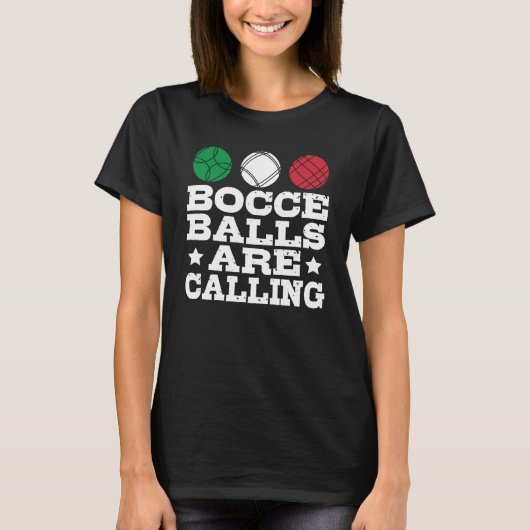 T-shirt Bocce Sport Bocce Player Italien Bowling Bocce B (Devant)
