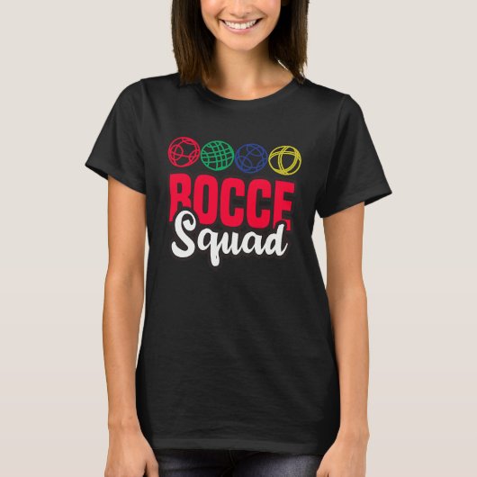 T-shirt Bocce Squad Boule Boccia Petanque for Men Women (Devant)