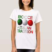 T-shirt Bocce une tradition italienne (Devant)