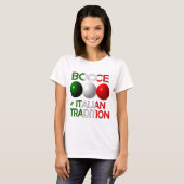 T-shirt Bocce une tradition italienne (Devant entier)