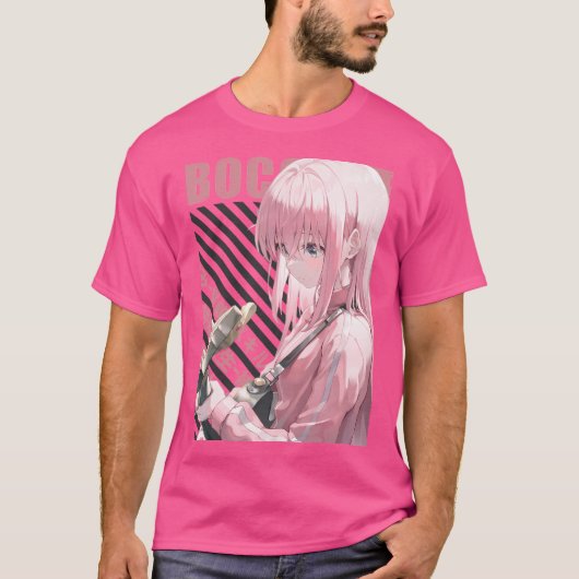 T-shirt Bocchi Le Rocher - Hitori Gotou (Devant)