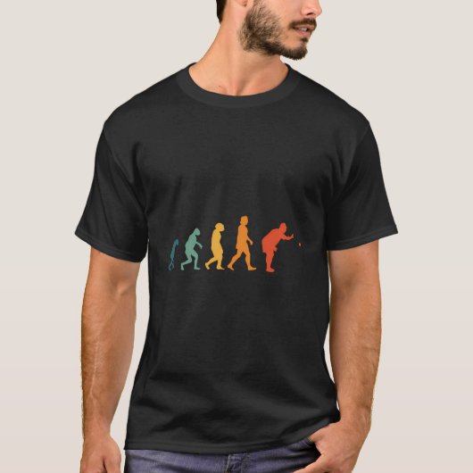 T-shirt Boccia Evolution Bocce Ball Pã©Tanque (Devant)