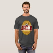 T-shirt BoD Logo - Cuir au charbon de bois (Devant entier)