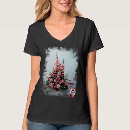 T-shirt Bodegón de flores (Devant)